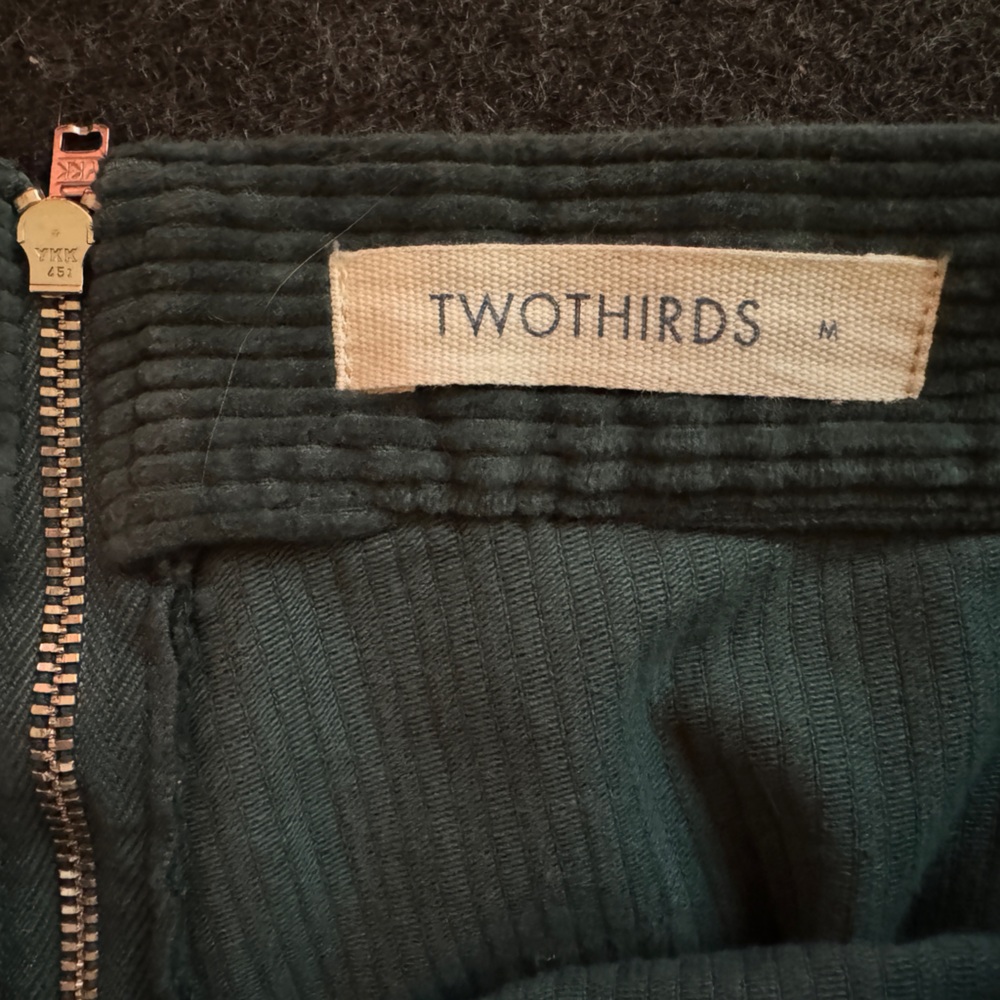 TWOTHIRDS Binlang Corduroy Skirt - Deep Lake Medium - Picture 2 of 7